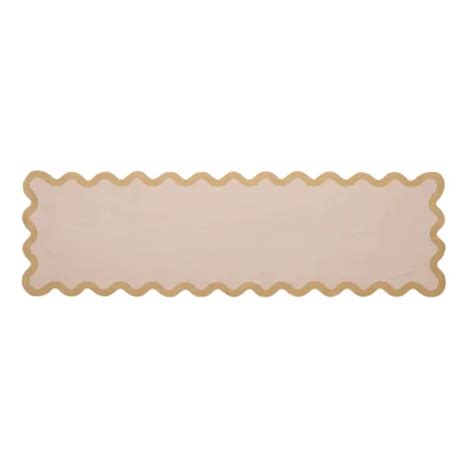 VIRGO COTTON RUNNER NUDE MUSTARD