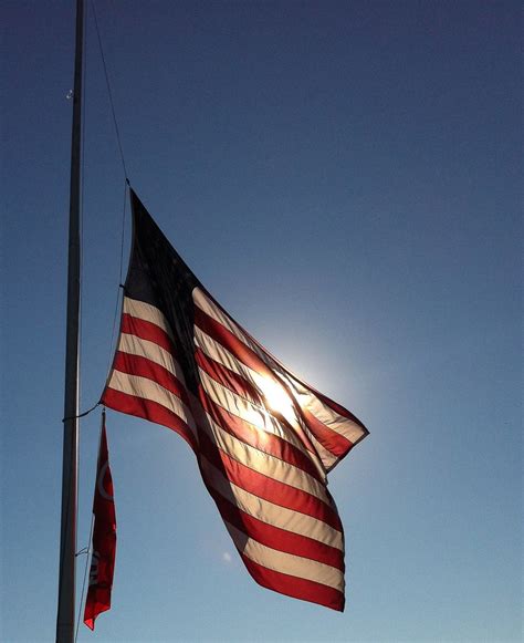 Half Mast Flag At Half Mast Walt Stoneburner Flickr