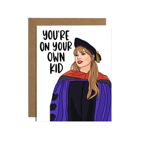 Taylor Swift Graduation Card