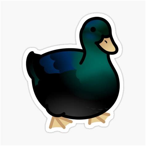 Chubby Duck Caguya Sticker For Sale By Birdhism Redbubble