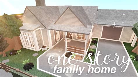 Cute Aesthetic One Story Bloxburg Houses