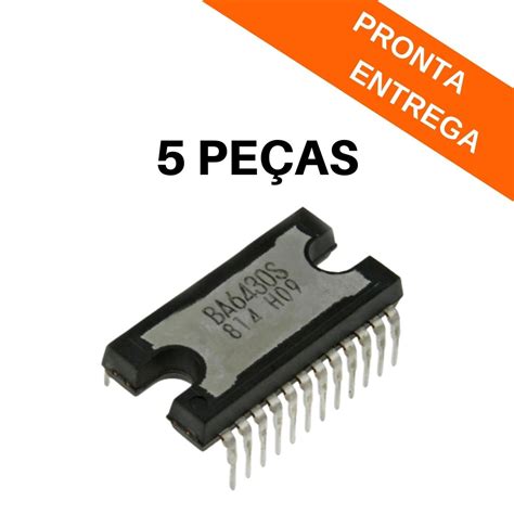 Kit 5 peças Circuito Integrado BA6430S DIP 24 PTH Circuitos