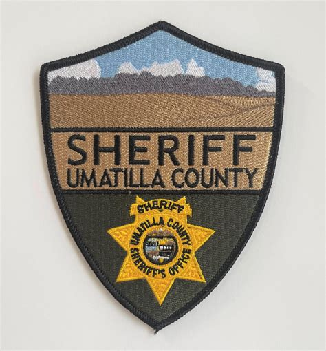 Umatilla County Sheriffs Office Collectible Patch Oregon State