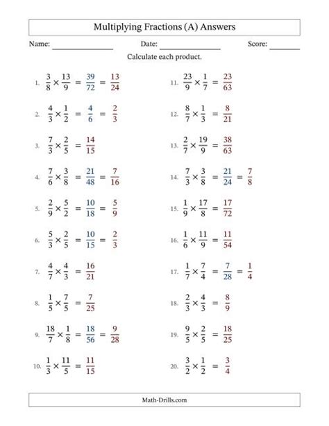 Multiplying Proper And Improper Fractions With Some Simplification A