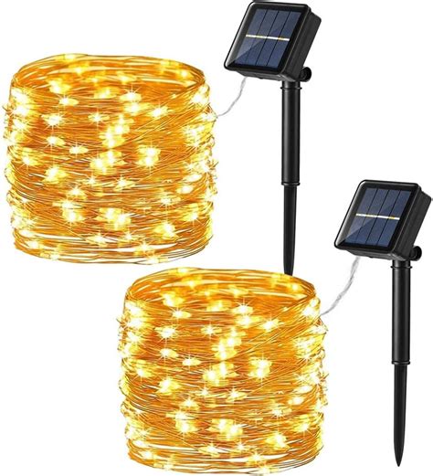 Ankway Catena Luminosa Solare Led Luci Solari Esterno Modalit