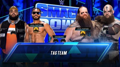 Hit Row Vs Viking Riders SmackDown 4w July XXII Wwe2k23 YouTube