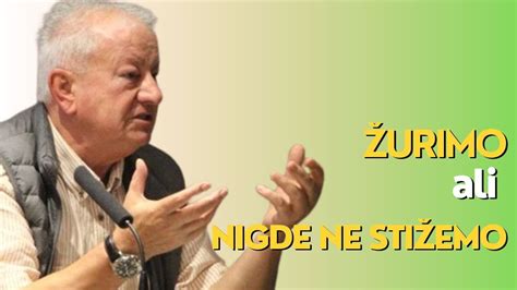 Žurimo ali nigde ne stižemo profesor Zec YouTube