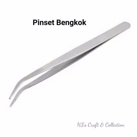 Jual Pinset Bengkok Pinset Lancip Tweezer Mmx Mm Anti Karat Shopee