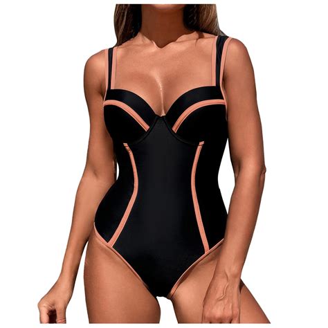 Gubotare Womens Swimsuits One Piece Women's One Piece Swimsuits Tummy