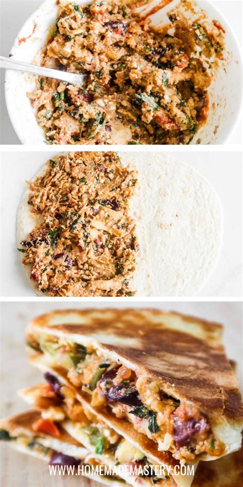 10-Minute Spicy Chicken Quesadilla Recipe With Feta Cheese - Homemade ...