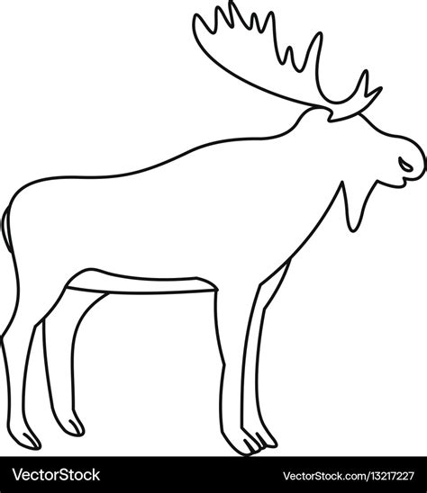 Moose Outline SVG