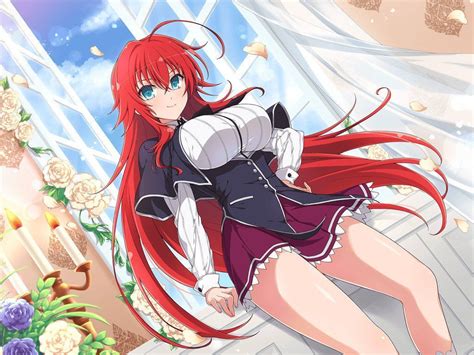 Waifus Rias Gremory High School Dxd Highschool Dxd Personajes De