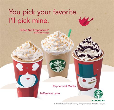 oh{FISH}iee: Starbucks: Christmas Beverages & Cards 2012