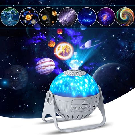 LED Star Night Lights Galaxy projektor 360 obrót Planetarium Starry