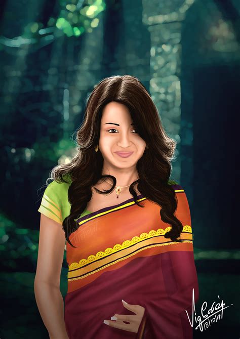 Jessie | VTV Trisha | Digital Painting | Behance