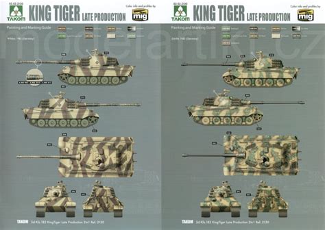 Sd Kfz 182 King Tiger Late Production 2 In 1 1 35 103 2130