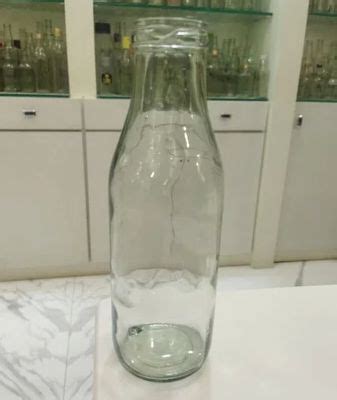 Transparent Ml Glass Milk Bottle Cap Type Lug Cap At Rs In