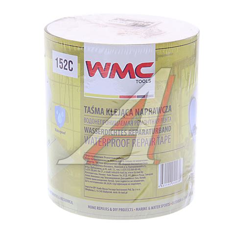WMC152C Скотч ремонтный 10cмх1.52м водонепроницаемый (прозрачный) WMC ...