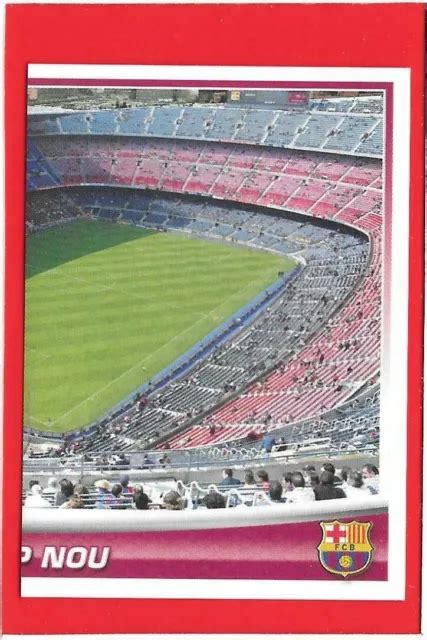 FC BARCELONA 2007 2008 Panini Figurina Sticker N 150 CAMP NOU EUR