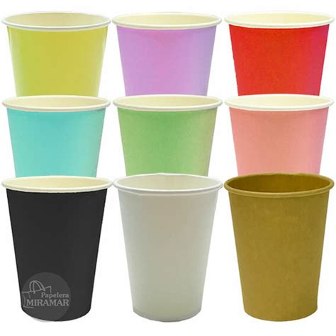 Vasos Polipapel Lisos 240cc Papelera Miramar