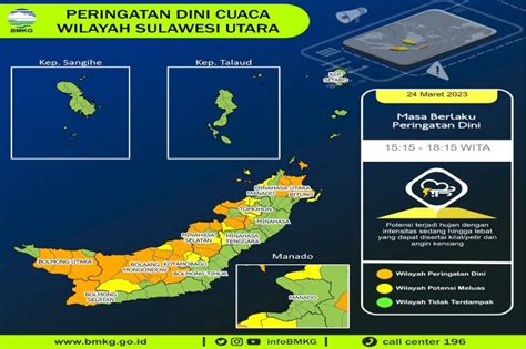 Awas Cuaca Ekstrem Berpotensi Terjadi Di Sulut Hingga Minggu