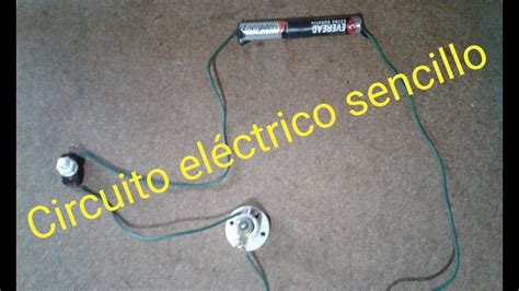 Cómo hacer un circuito eléctrico sencillo YouTube