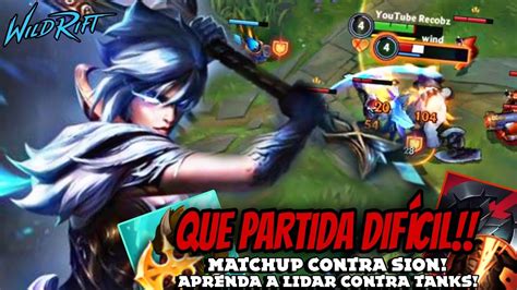 UMA PARTIDA DIFÍCIL DE RIVEN LoL Wild Rift YouTube