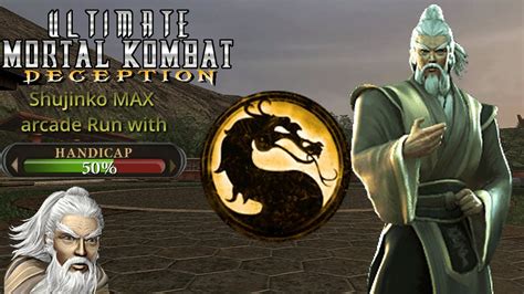 Ultimate Mortal Kombat Deception Shujinko Arcade Run Maximum Difficulty