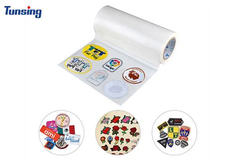 Strong Adhesion Po Hot Melt Double Sided Adhesive Film For Bonding Embroidery