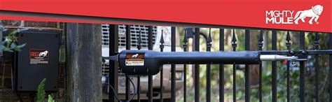 Mighty Mule Mm Automatic Gate Opener For Heavy Duty Single Swing