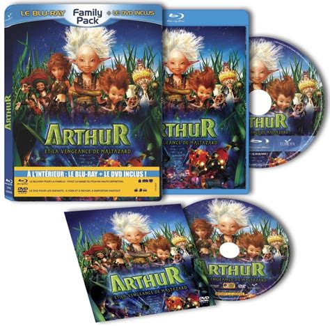 Combo Blu Ray Dvd Arthur Et La Vengeance De Maltazard La