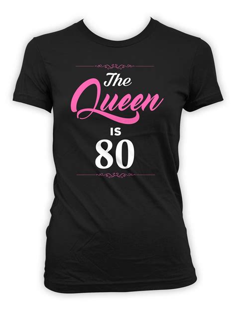 Personalized Birthday T Shirt 80th Birthday Tshirt Custom