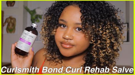 Curlsmith Bond Curl Rehab Salve | Before and After Curlsmith - YouTube