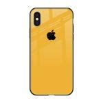 Buy Qrioh Fluorescent Yellow Glass Case For Apple IPhone XS Online At