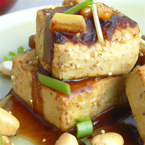 Gebratener Tofu Mit Erdnuss Sauce Rezept