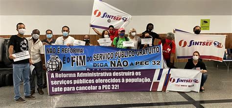 Servidores Protestam Contra A Reforma Administrativa Metro