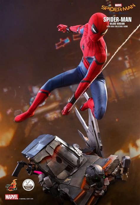Spider Man Aus Dem Marvel Blockbuster Spider Man Homecoming Von Hot Toys Qs Quarter