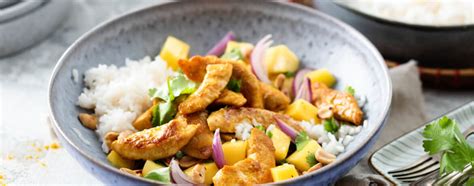 Curry H Hnchen Salat Aus Mango Rezept Lidl Kochen