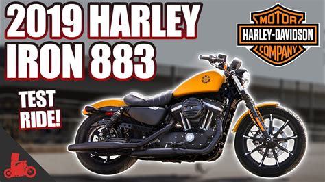 2019 Harley Davidson Iron 883 Test Ride Youtube