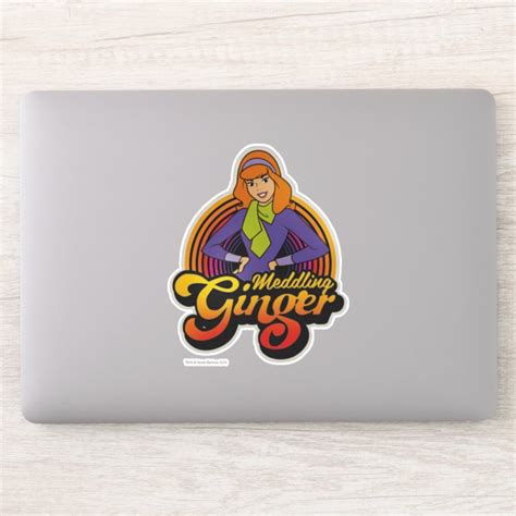 Scooby Doo Meddling Ginger Daphne Sticker Zazzle