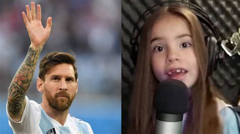 Video Niña Dedica Canción A Messi Y Antonela Roccuzzo Reacciona Con Ternura Noticias De El