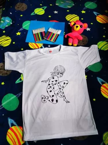 Playera Para Colorear Varios Modelos Con Plumones En Venta En