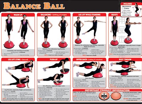 Original Bosu Balance Trainer Half Gym Ball Fitness Exercise For Abs