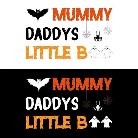 Premium Vector Mummy Daddys Little Boo