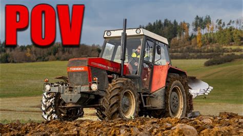 POV Zetor 16145 Turbo Opal Agri Zimní orba Original sound YouTube