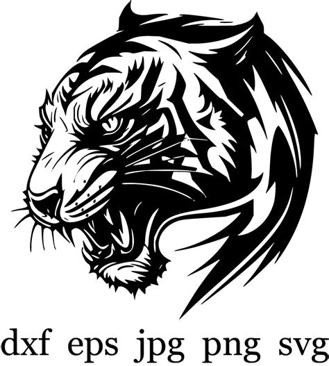 Tiger Head Svg Tiger Head Svg Tiger Clipart Tiger Head S Inspire