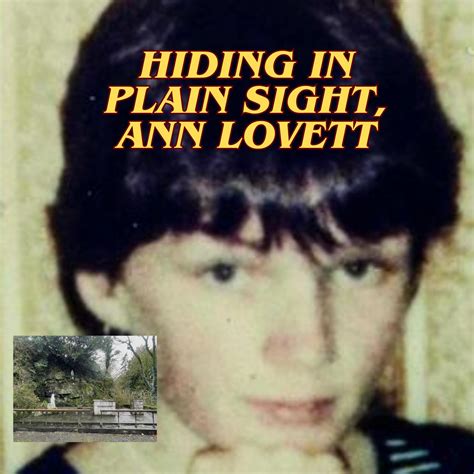 Hiding in Plain Sight, Ann Lovett