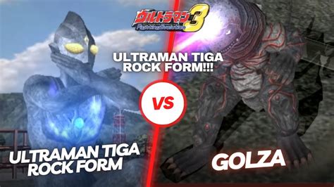 Tiga Rock Form Versus Mode Ultraman Tiga Rock Form Vs Golza