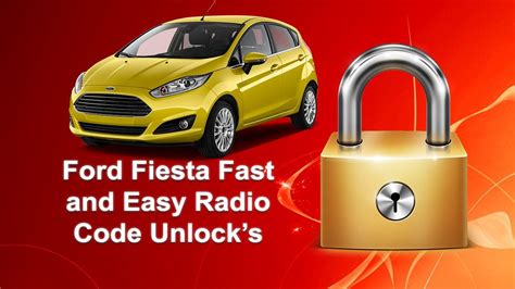 How To Unlock Ford Fiesta Radio Code Serial 6000CD 4500 6006CD YouTube