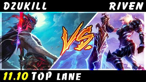 Dzukill Yone Vs Riven TOP Patch 11 10 Yone Gameplay YouTube